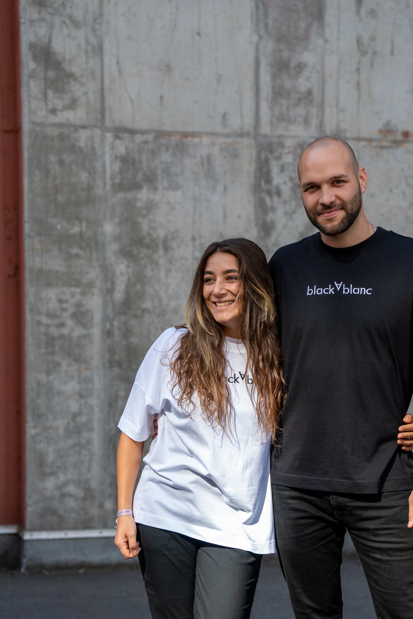 Das oversized black&blanc promo T-Shirt in weiß